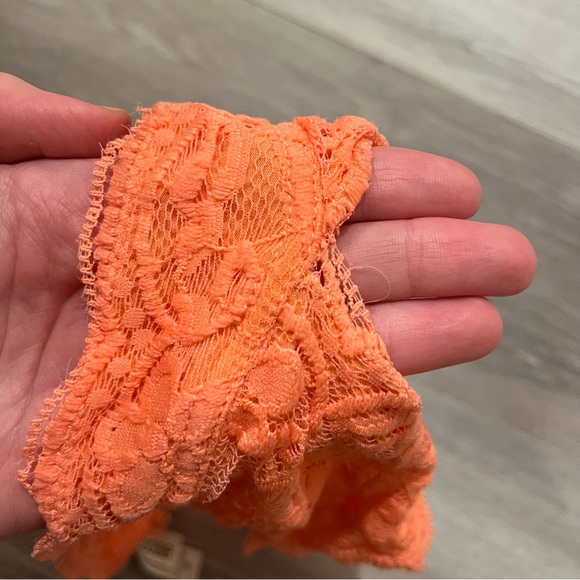 Lace Halter Bralette in Coral Color - Picture 10 of 10